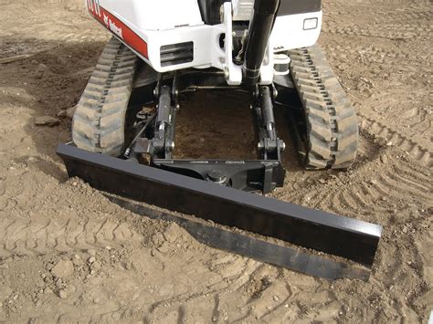 using a bobcat mini excavator|angle blade for mini excavator.